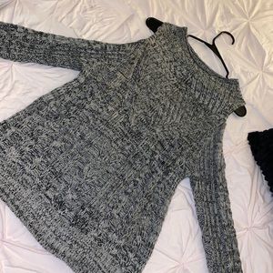 Gray and Black Sweater